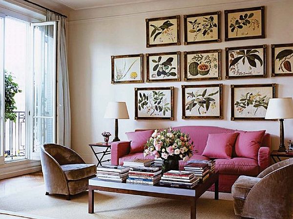 Botanical Prints on walls