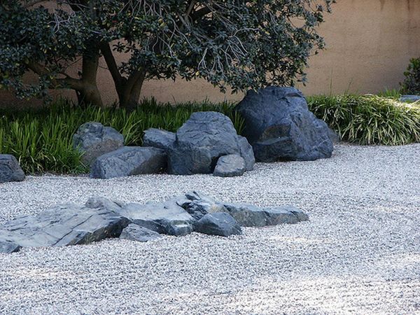 backyard rock garden