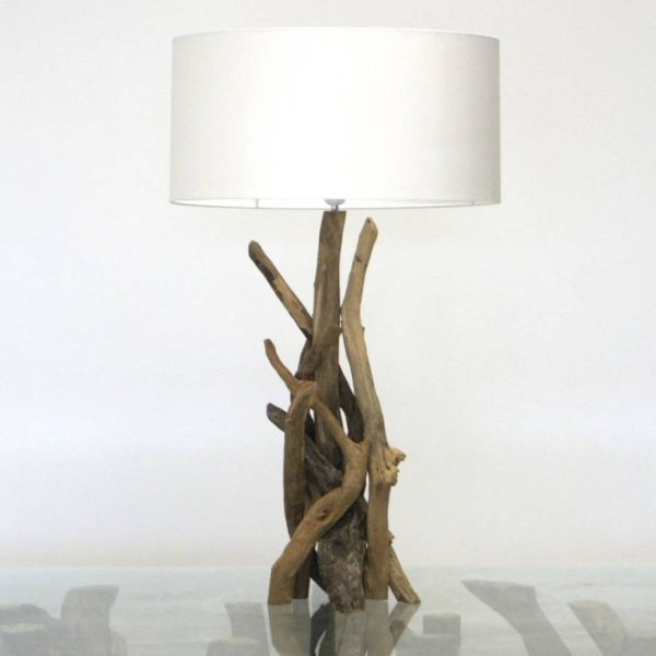 Driftwood table lamp