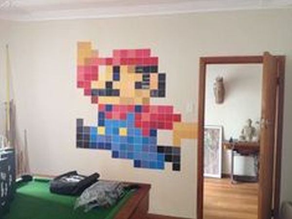 Wall Mario art décor