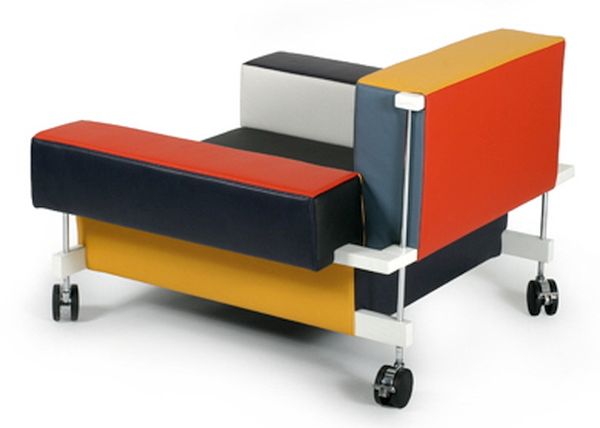 Multicolored Armchair by Peter and Alison Smithson
