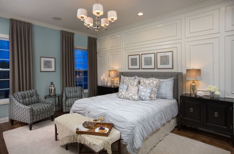 Fancy wall molding ideas to decorate your bedroom walls