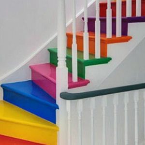 Rainbow Stair Risers