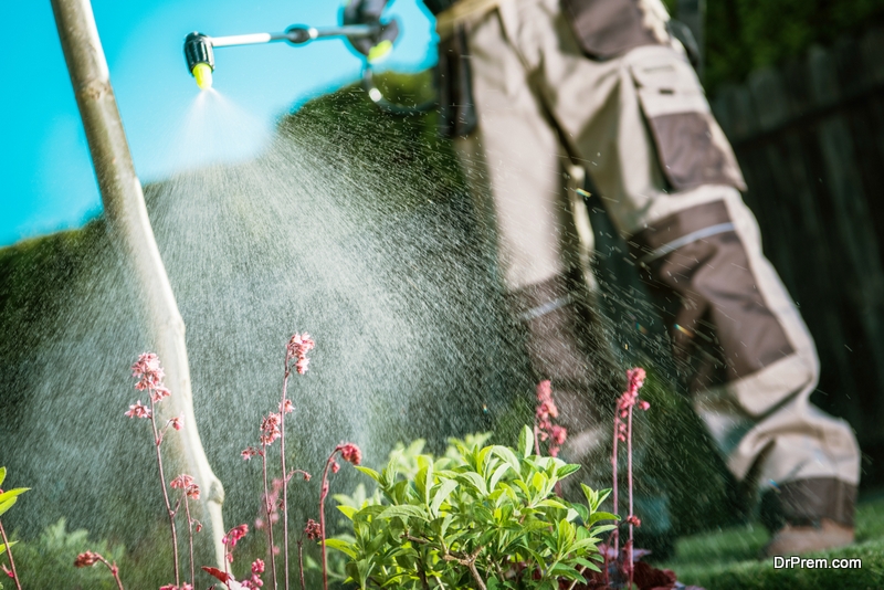 Landscaping work