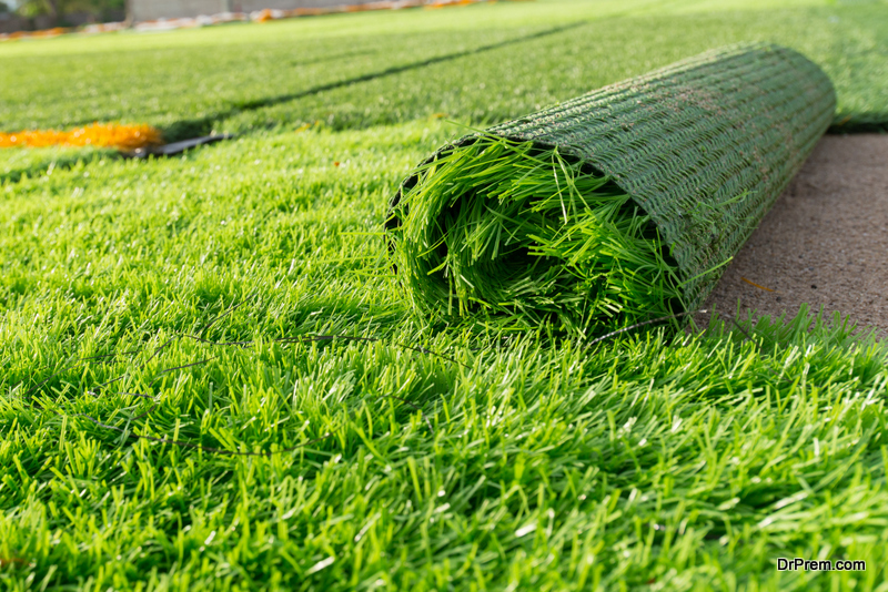 artificial green grass