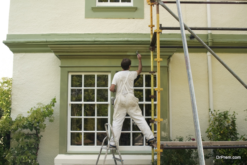 exterior painting of the house